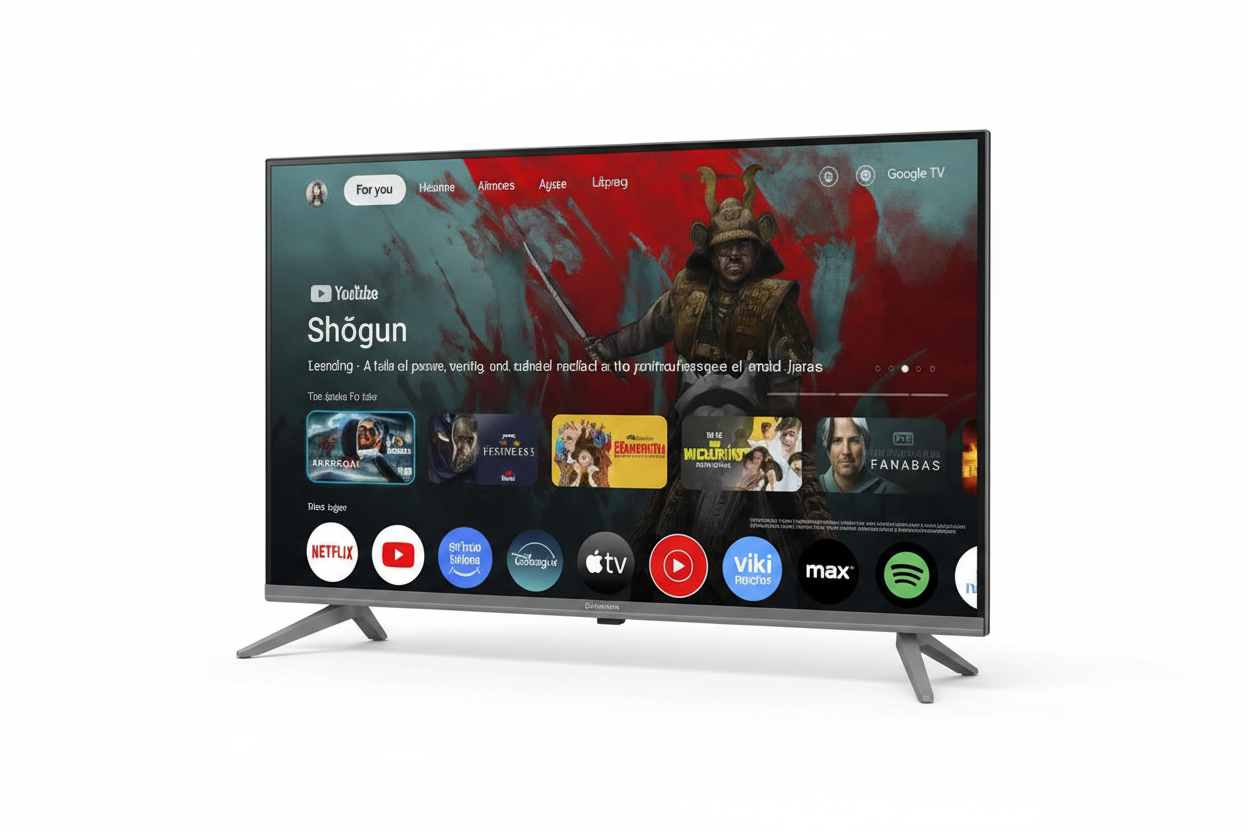 Indurama Smart TV 43" | UHD 4K · Google TV · Frameless Design