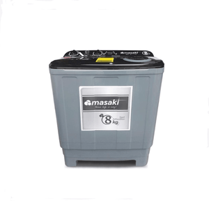 Lavadora Semiautomática Masaki MSK-8.WM 8 Kg | Doble Tina · Centrifugado · 110V · Guayaquil