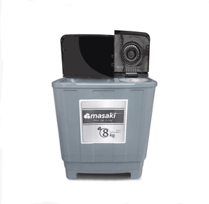 Lavadora Semiautomática Masaki MSK-8.WM 8 Kg | Doble Tina · Centrifugado · 110V · Guayaquil
