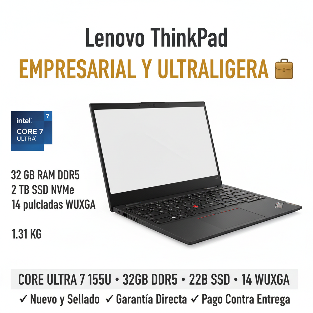 Lenovo ThinkPad T14 Gen 5 - Empresarial Ultraligera