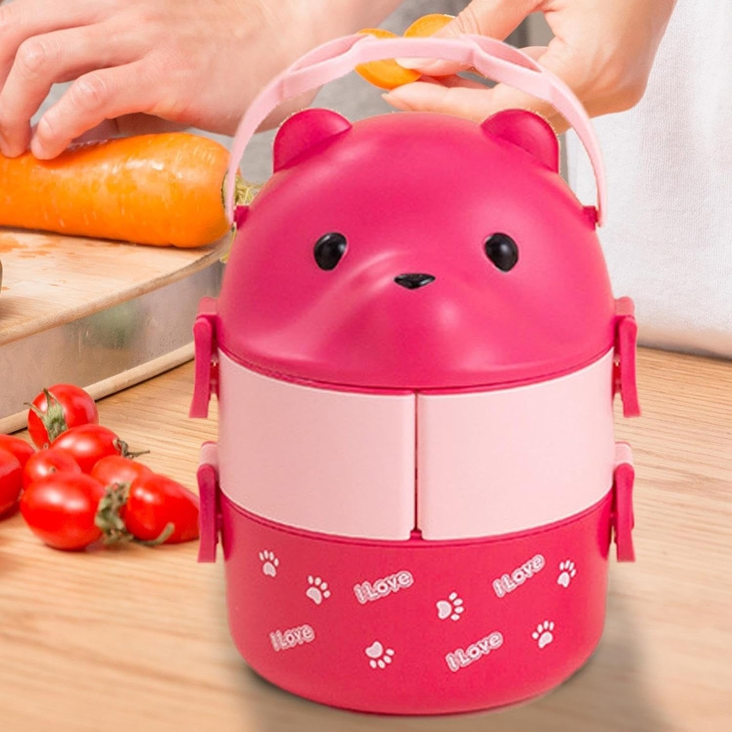 LONCHERA DUO OSITO ROSA INFANTIL en Guayaquil Ecuador - NEW STORE