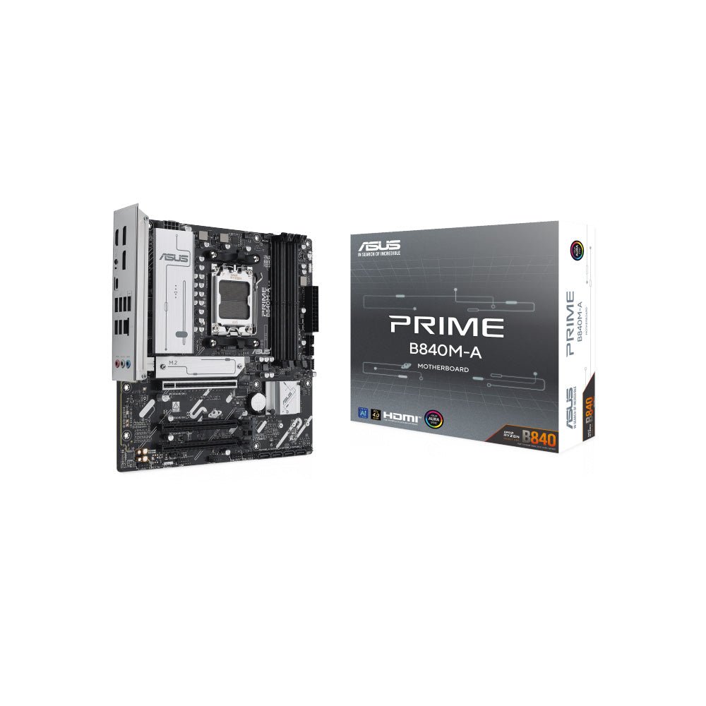 MAINBOARD/ASUS PRIME B840M-A AM5 DDR5 SERIE 9000 Y 7000 HDMIX1 DPX2 ACCESORIOS en Guayaquil Ecuador - NEW STORE