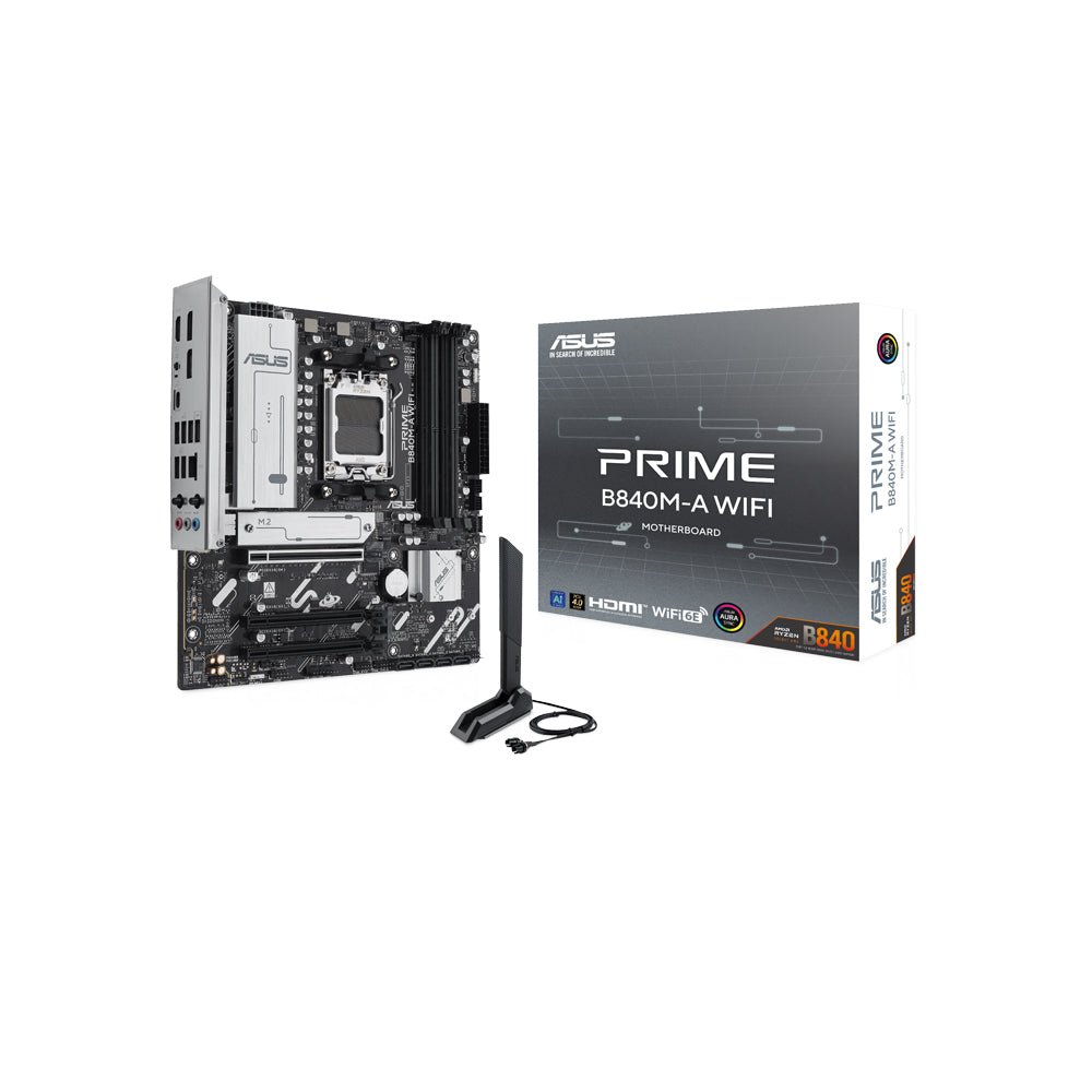 MAINBOARD/ASUS PRIME B840M-A WIFI AM5 DDR5 ACCESORIOS en Guayaquil Ecuador - NEW STORE