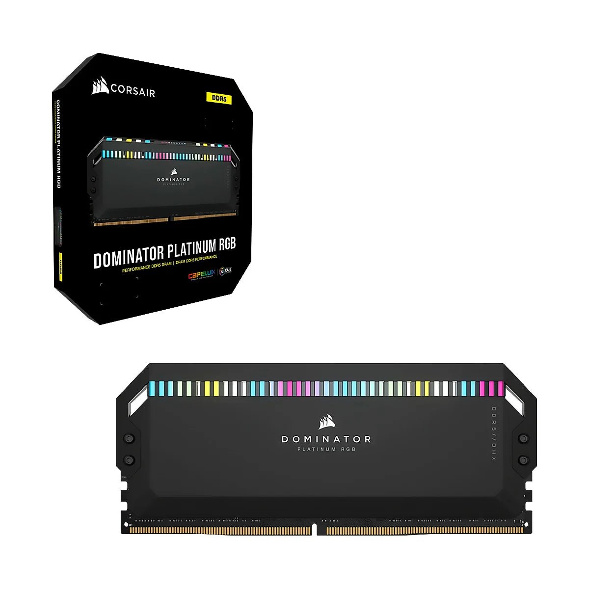 MEMORIAS RAM DIMM CORSAIR DOMINATOR PLATINUM RGB 32GB (2X16GB) DDR5 6400MHZ C32 BLACK TECNOLOGÍA en Guayaquil Ecuador - NEW STORE