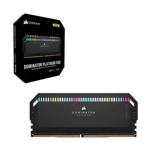 MEMORIAS RAM DIMM CORSAIR DOMINATOR PLATINUM RGB 32GB (2X16GB) DDR5 6400MHZ C32 BLACK