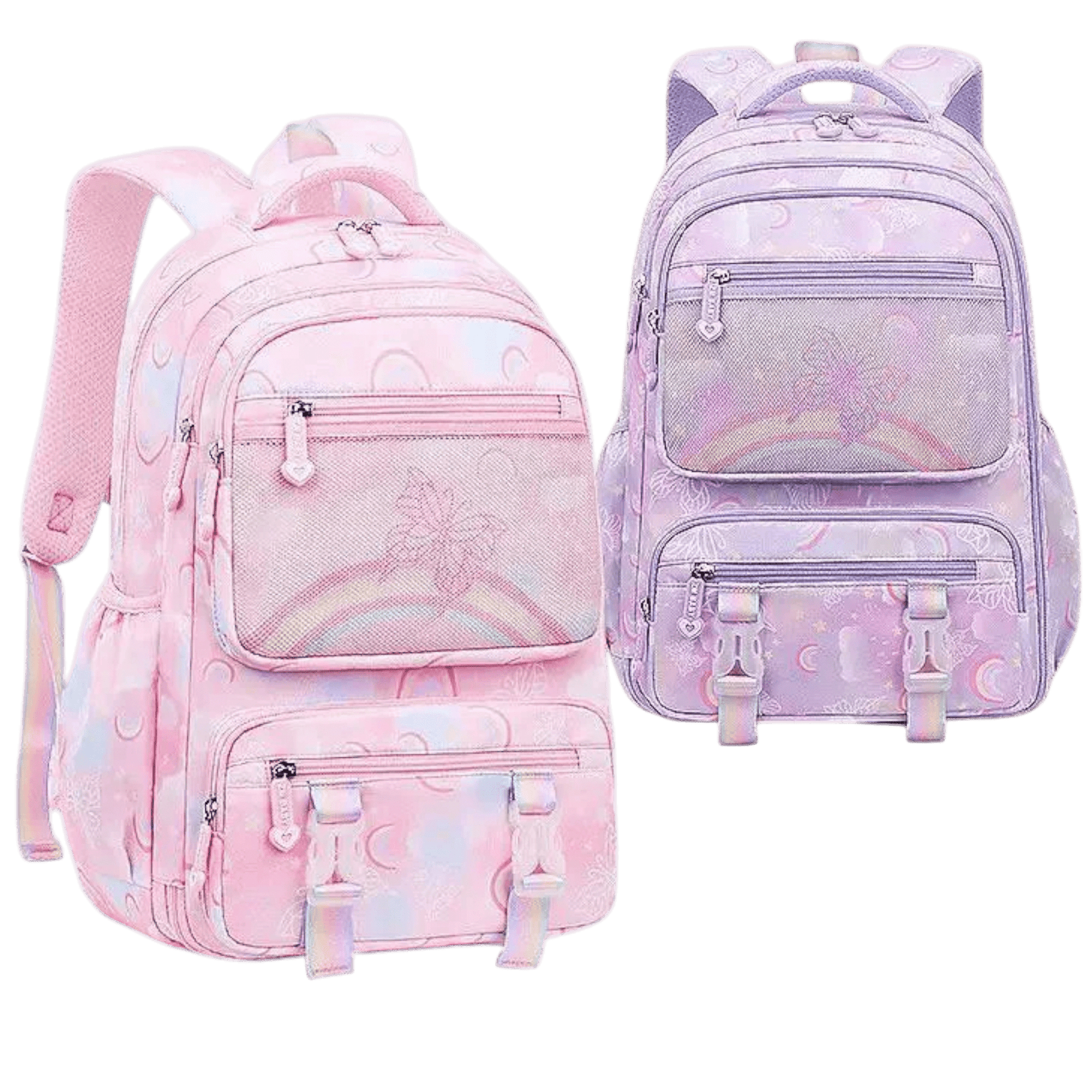 MOCHILA NIÑA BOLSILLO DOBLE LILA BOLSOS EXCLUSIVOS en Guayaquil Ecuador - NEW STORE
