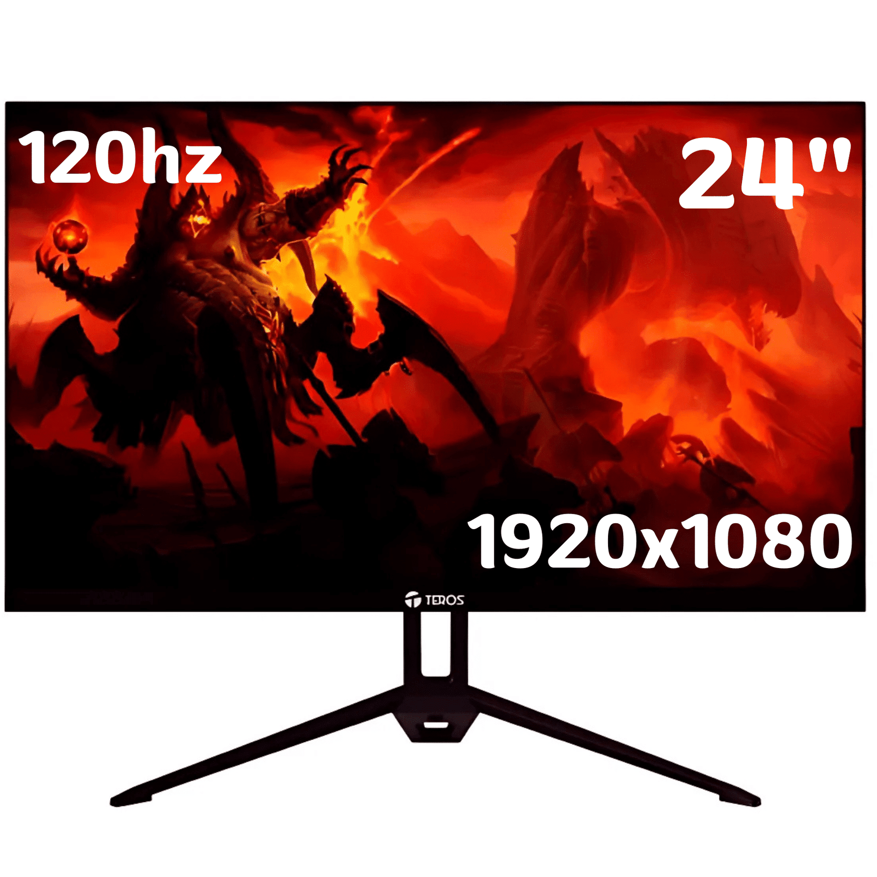 Monitor Gamer TEROS 24" IPS 120Hz Full HD AMD FreeSync 1ms Monitor en Guayaquil Ecuador - New Store Gye
