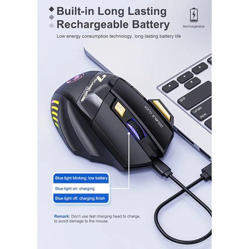 MOUSE GAMER INALAMBRICO IMICE GW X7 GAMING ACCESORIOS en Guayaquil Ecuador - NEW STORE