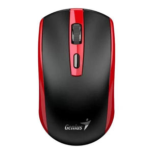 MOUSE GENIUS/ECO-8150 WIRELESS ROJO /BAT. RECARGABLE /AI COPILOT /4 BOTONES /1200 DPI /ADAP. USB