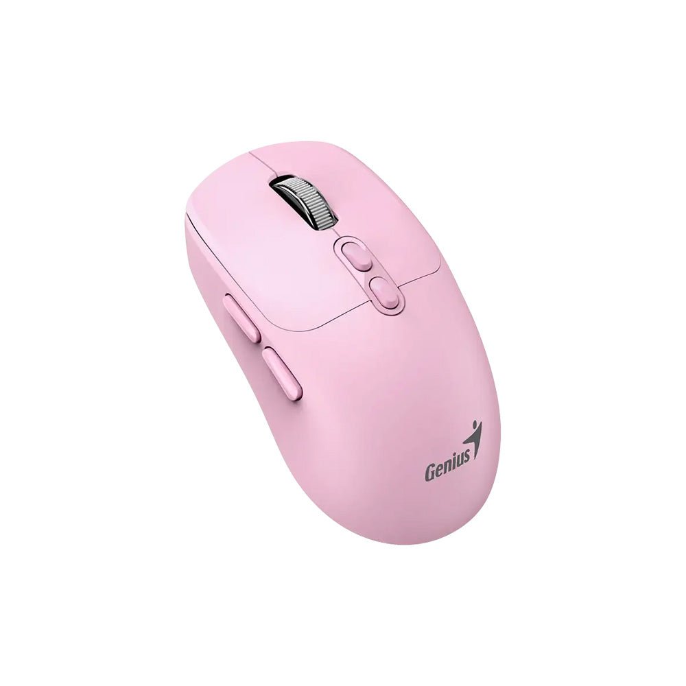 MOUSE GENIUS/NX-8080S WIRELESS Y BT ROSADO/AI COPILOT /7 BOTONES /1600 DPI /PILA AA /WIN MAC CHROM ACCESORIOS en Guayaquil Ecuador - NEW STORE