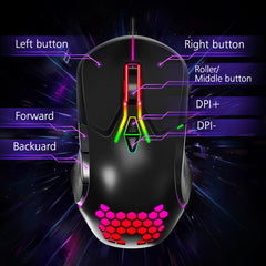 MOUSE GAMER CON CABLE ONIKUMA CW902