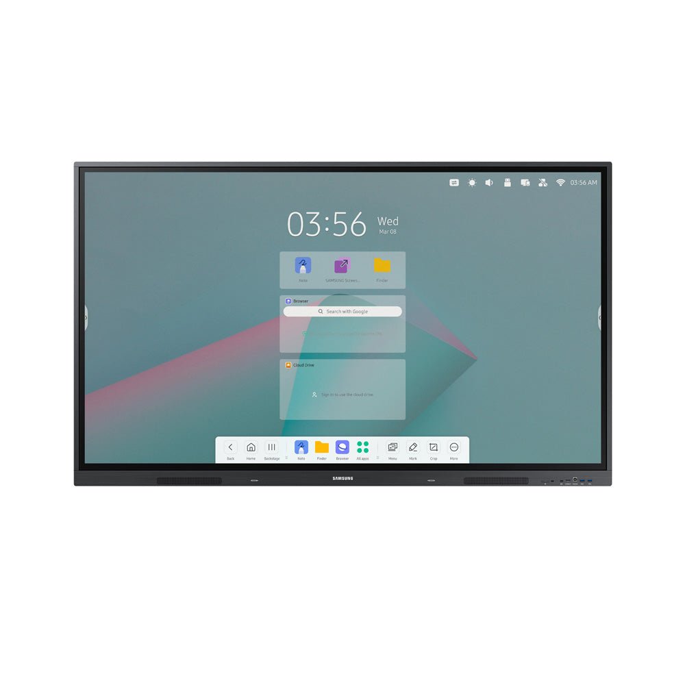 PANTALLA SAMSUNG LH65WACWLGCXZA/INTERACTIVA ANDROID 11/65 PULG/UHD 3840X2160/350 NIT/MULTITOUCH 20 TECNOLOGÍA en Guayaquil Ecuador - NEW STORE