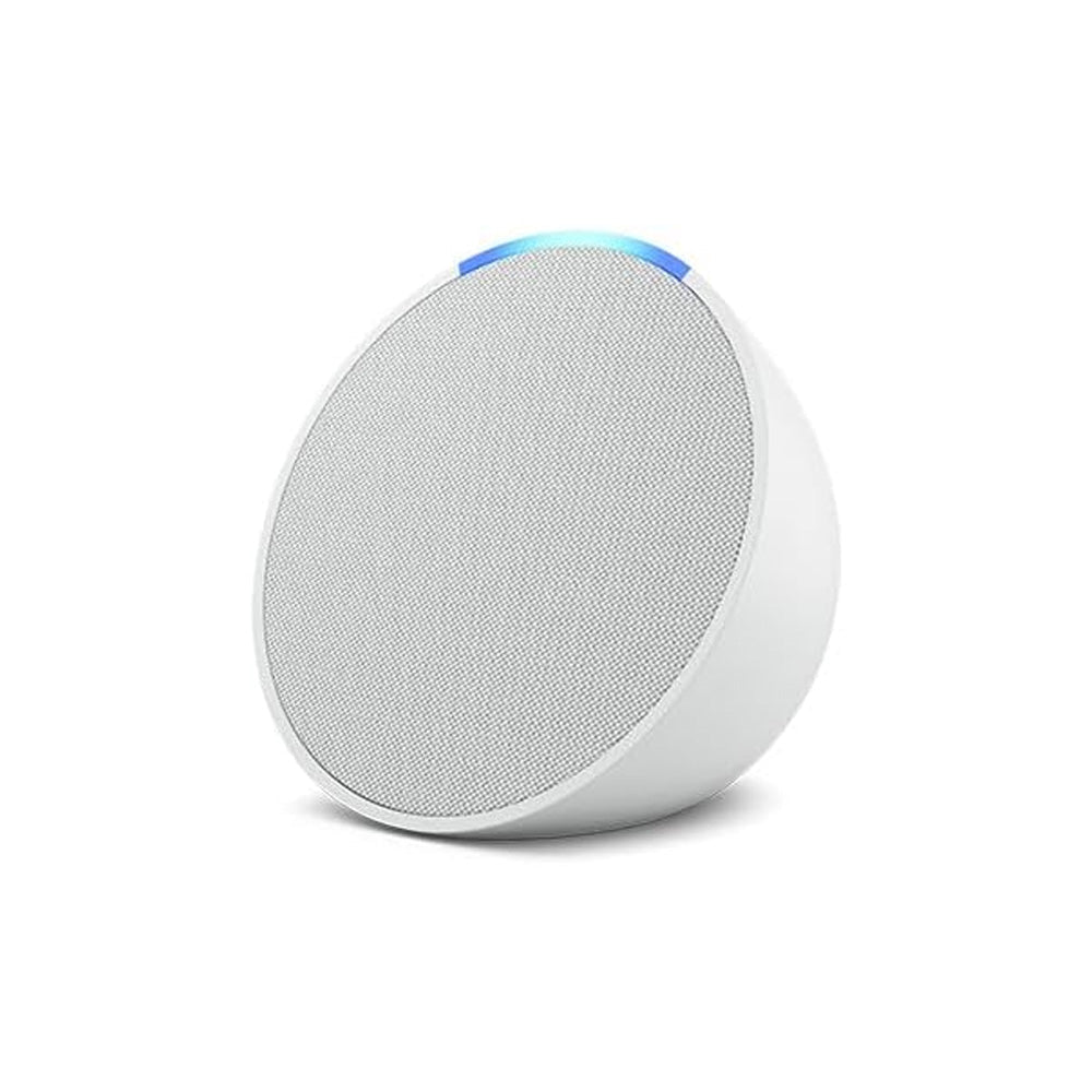 PARLANTE AMAZON ECHO POP B09ZXLRRHY COMPACTO / BLANCO/ ALEXA / WIFI 5 / BT / EERO TECNOLOGÍA en Guayaquil Ecuador - NEW STORE