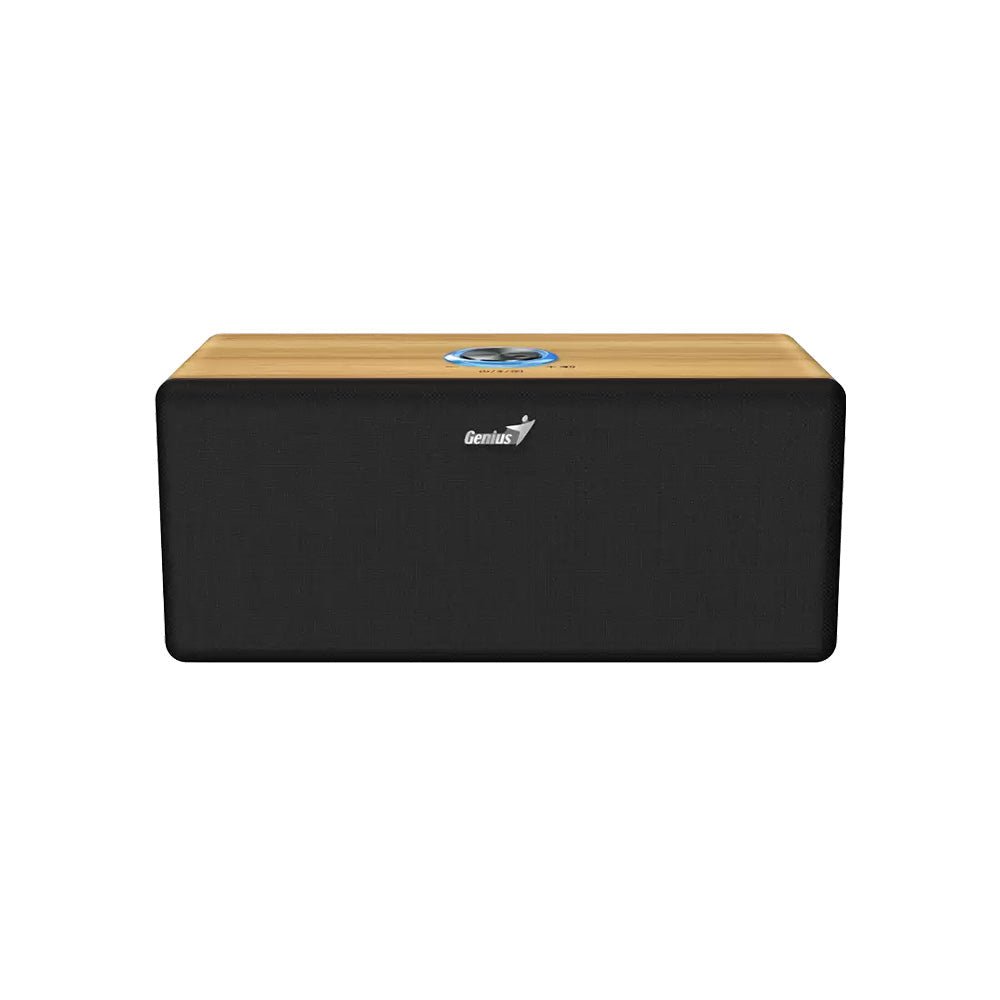 Parlante Genius SP-HF505BT Barra Madera – Sonido Premium con Bluetooth 5.3 y 20W RMS 🔊 Parlantes en Guayaquil Ecuador - NEW STORE