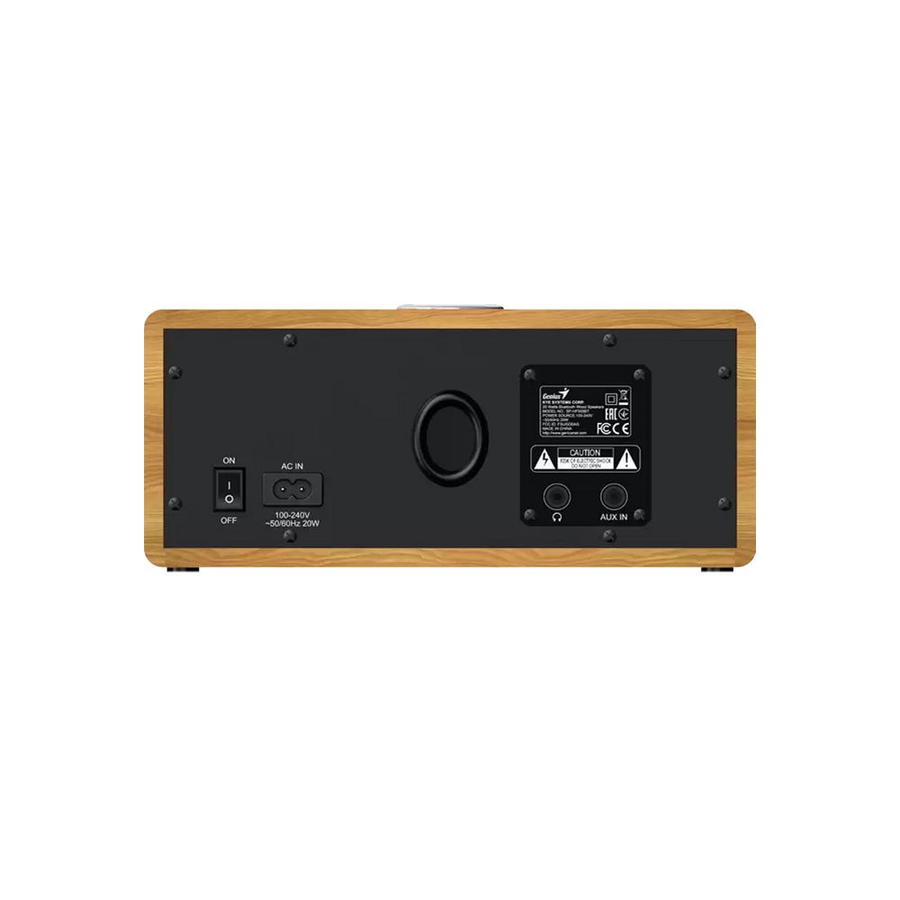 Parlante Genius SP-HF505BT Barra Madera – Sonido Premium con Bluetooth 5.3 y 20W RMS 🔊 Parlantes en Guayaquil Ecuador - NEW STORE