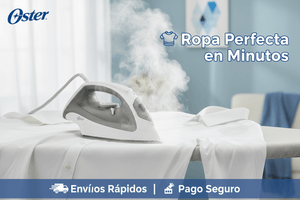 Plancha de Vapor Oster – Potente, Rápida y Fácil de Usar para Ropa Perfecta