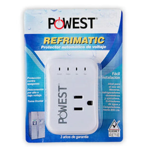 Protector de voltaje POWEST Refrimatic blanco