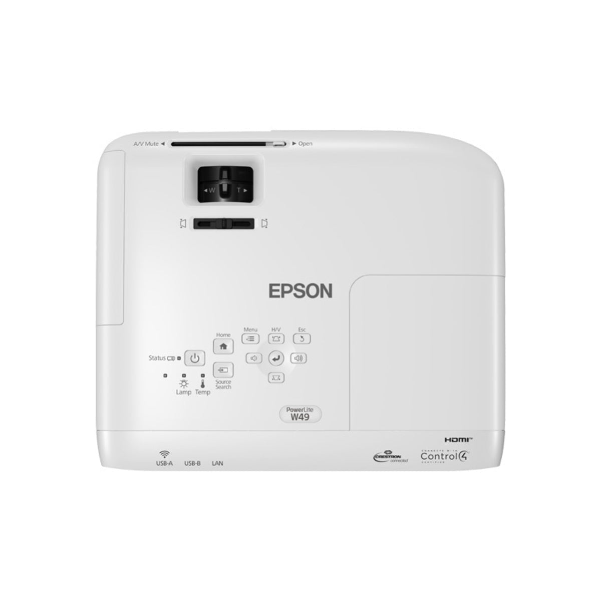 PROYECTOR EPSON POWERLITE W49 WXGA 3800 LUMENES/HDMI/WIFI OPCIONAL ELPAP11 V11H983020 TECNOLOGÍA en Guayaquil Ecuador - NEW STORE