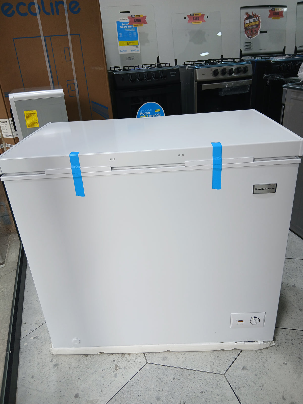 Congelador Horizontal Dual Hamilton Beach 200 L Blanco
