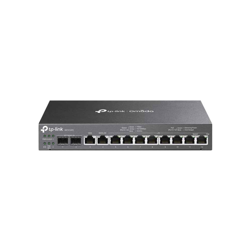 ROUTER TPLINK/VPN OMADA ER7212PC / 8 PUERTOS POE/GESTION DESDE LA NUBE TECNOLOGÍA en Guayaquil Ecuador - NEW STORE