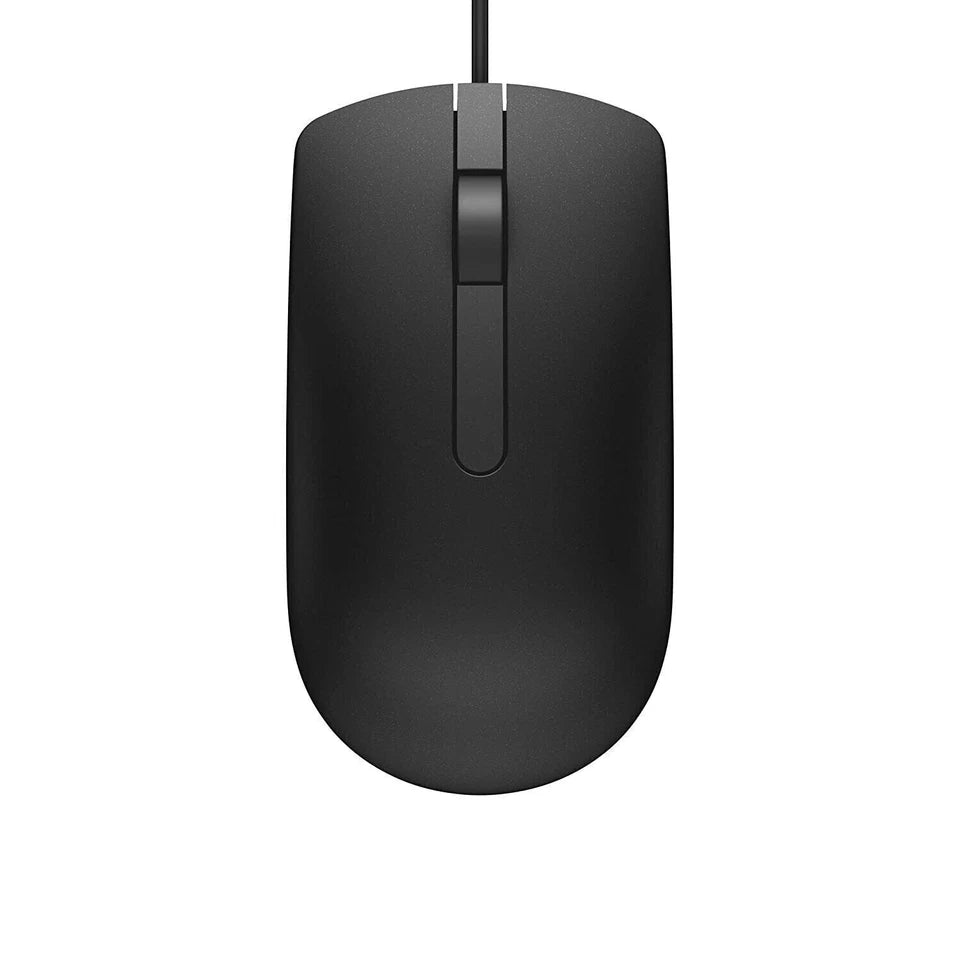 MOUSE DELL MS116 WIRED OPTICAL MOUSE (BLACK)