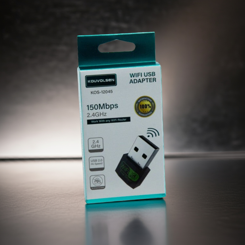 ADAPTADOR WIFI USB KOUVOLSEN KOS-12045