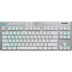TECLADO MECANICO LOGITECH GAMER G915 TKL RGB MECANICO SWITCH GL TACTIL WIRELESS BLANCO ACCESORIOS en Guayaquil Ecuador - NEW STORE