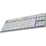 TECLADO MECANICO LOGITECH GAMER G915 TKL RGB MECANICO SWITCH GL TACTIL WIRELESS BLANCO ACCESORIOS en Guayaquil Ecuador - NEW STORE