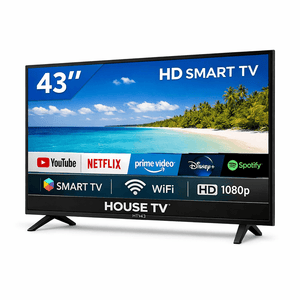 Televisor House TV 43" | Android 14 · Full HD · Dolby Audio · Sin Borde
